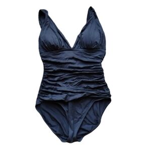 Ralph Lauren NWT Size 6 Black One-Piece Swimsuit – MSRP $124”